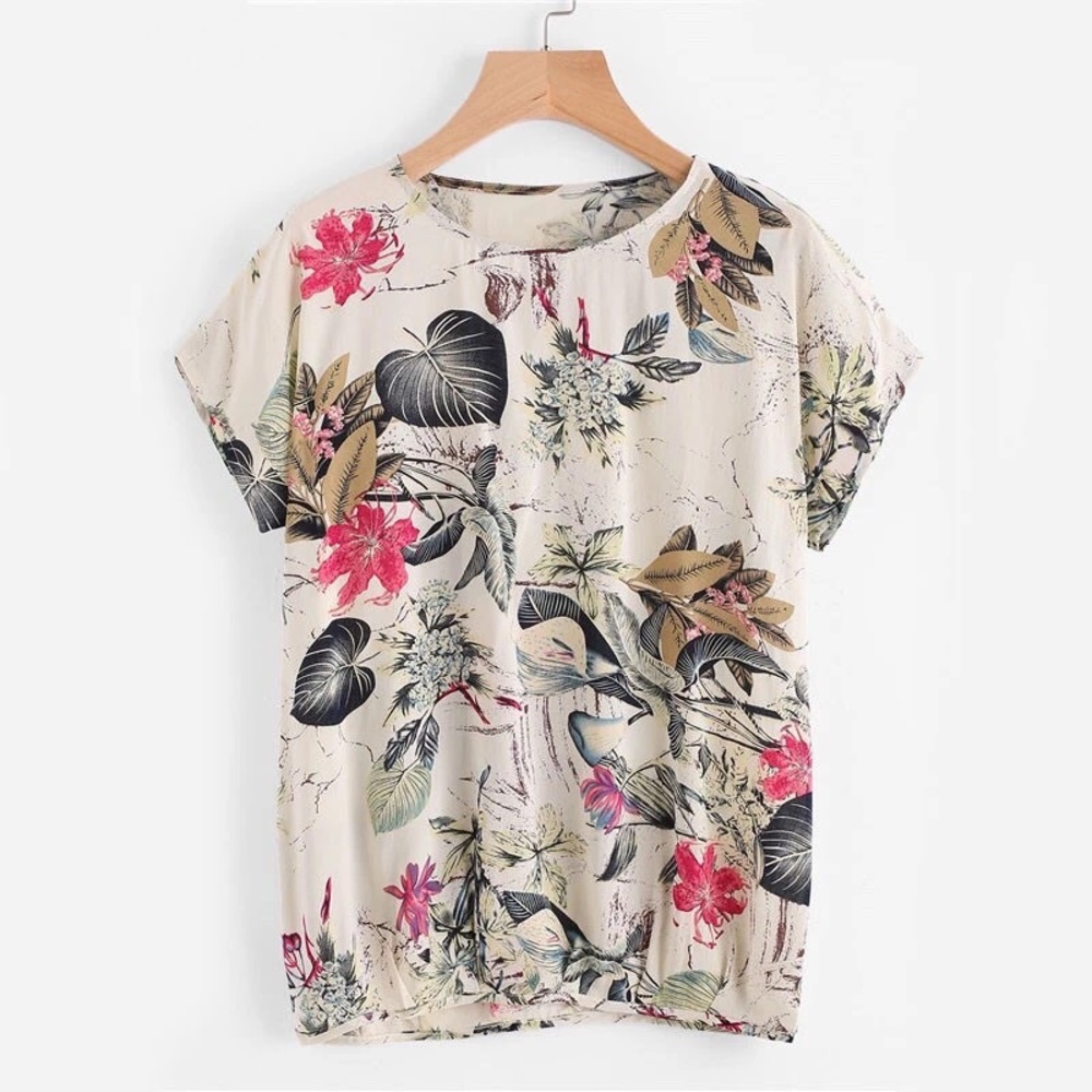 Botanical Print Blouse